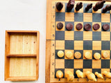 Building Toys: Mothers day gift Wooden Makruk traditional Thai Chess Set