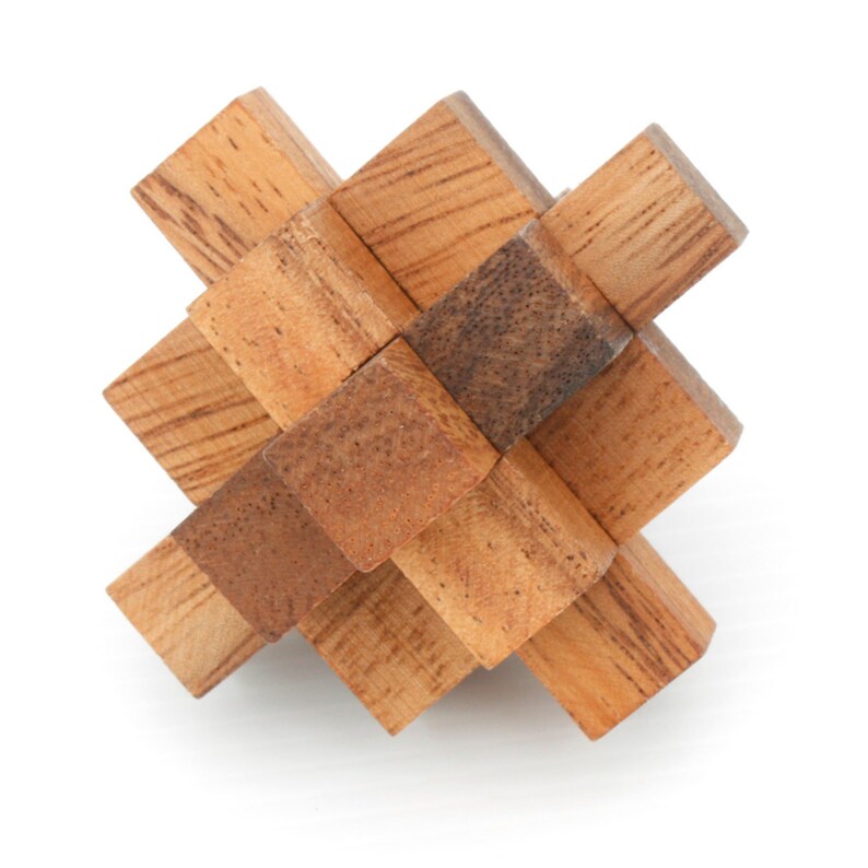 Board Games: 12 unique hand made wooden Puzzles in a Deluxe Gift Box Set-for kids or adults