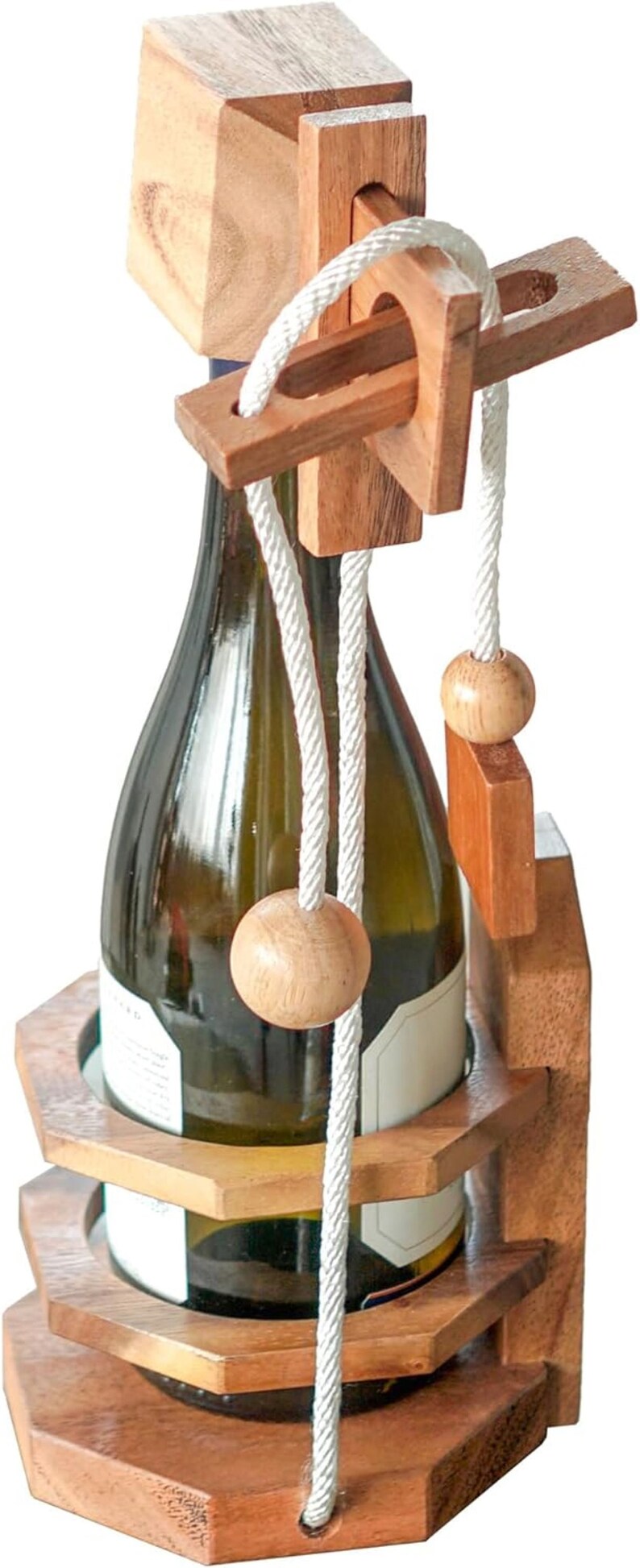Beer Hampers: Wine Stopper Lock Puzzle - Party Puzzle- cant drink it until you crack the lock-party fun