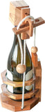 Beer Hampers: Wine Stopper Lock Puzzle - Party Puzzle- cant drink it until you crack the lock-party fun