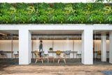 Artificial Wall Plants: YES4HOMES 1 SQM Artificial Plant Wall Décor Grass Panels Vertical Garden Tile Fence 1X1M Green