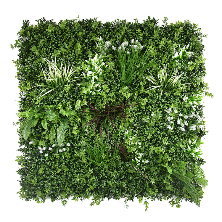 Artificial Wall Plants: YES4HOMES 1 SQM Artificial Plant Wall Grass Panels Vertical Garden Foliage Tile Fence 1X1M Green