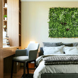 Artificial Wall Plants: YES4HOMES 1 SQM Artificial Plant Wall Grass Panels Vertical Garden Foliage Tile Fence 1X1M Green