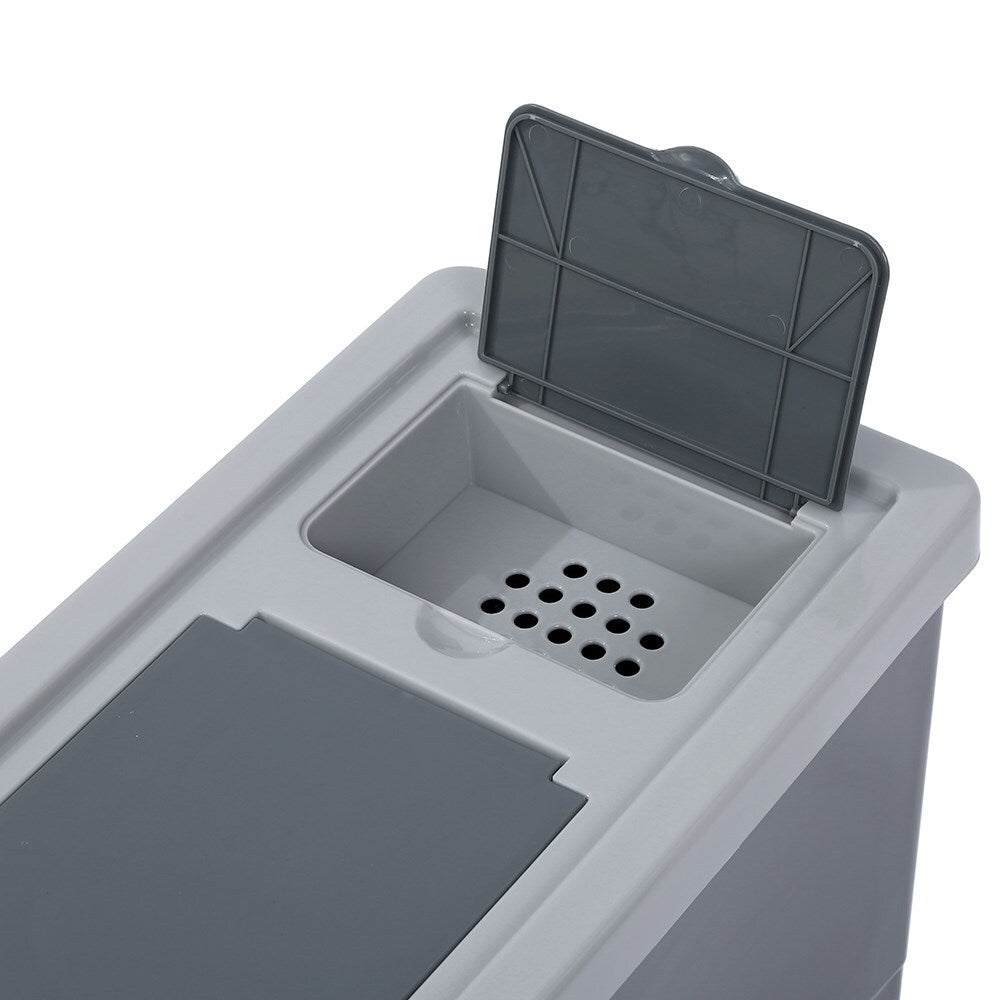 Food Storage: 32L Pets Dogs Puppy Food Storage Storer Container w/ Scoop