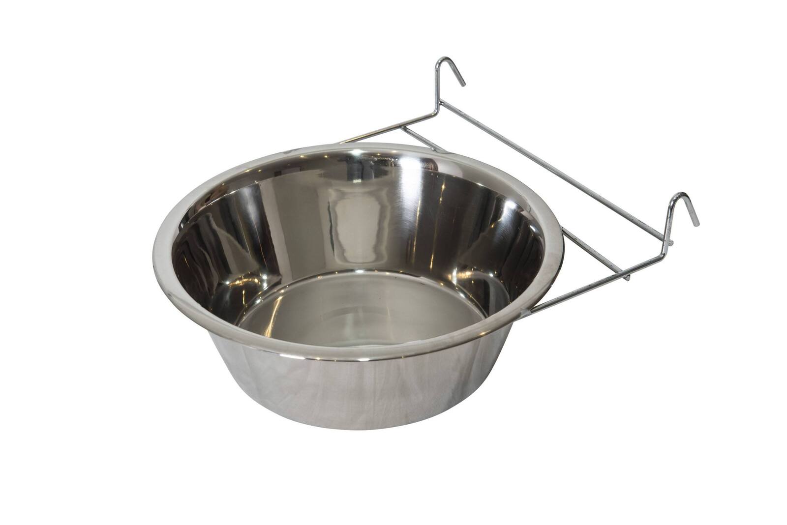Dog Bowls, Feeders & Waterers: YES4PETS 2 x Stainless Steel Pet Rabbit Bird Dog Cat Water Food Bowl Feeder Chicken Poultry Coop Cup 2.8L
