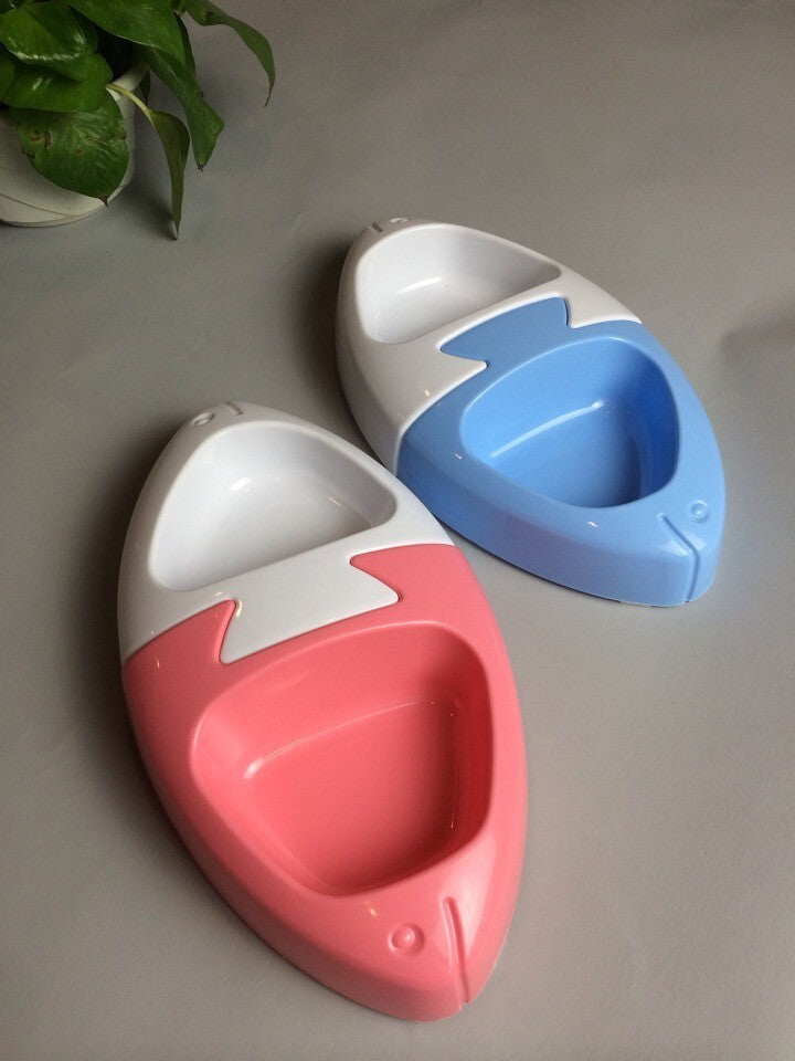 Dog Bowls, Feeders & Waterers: YES4PETS 2 x Medium Pet Plastic Rabbit Dog Feeding Bowls Cat Rabbit Guinea Pig Feeder