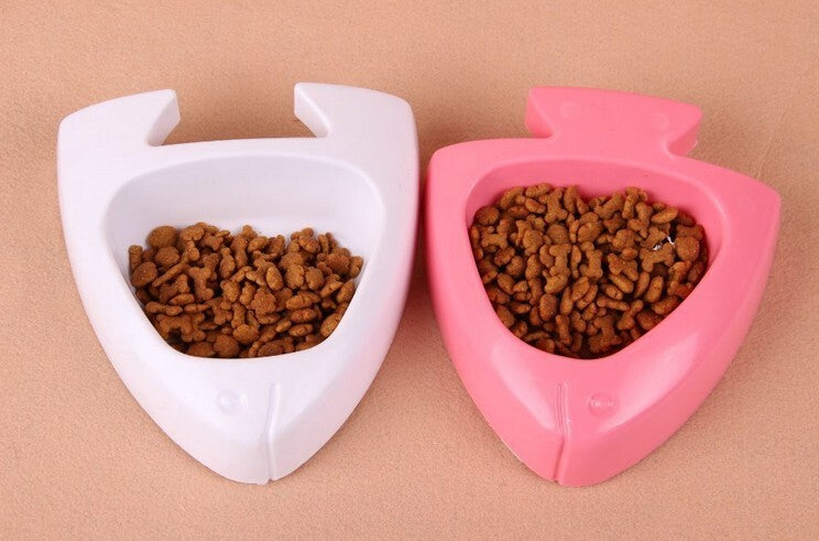 Dog Bowls, Feeders & Waterers: YES4PETS 2 x Medium Pet Plastic Rabbit Dog Feeding Bowls Cat Rabbit Guinea Pig Feeder