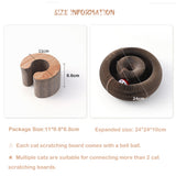 Cat Scratchers: YES4PETS 2 x Small Magic Organ Cat Kitten Scratching Board Toy Play Best Scratcher