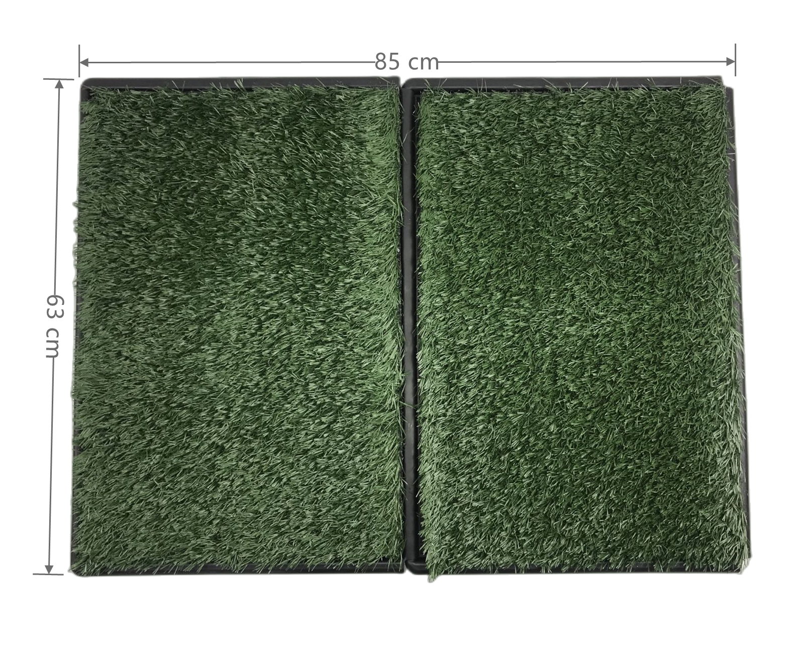 Dog Training Aids: YES4PETS Indoor Dog Puppy Toilet Grass Potty Training Mat Loo Pad 85 x 63 cm