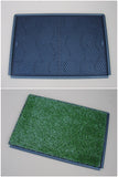 Dog Training Aids: YES4PETS Indoor Dog Puppy Toilet Grass Potty Training Mat Loo Pad 85 x 63 cm