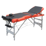 Massage Chairs: YES4HOMES 3 Fold Portable Aluminium Massage Table Massage Bed Beauty Therapy
