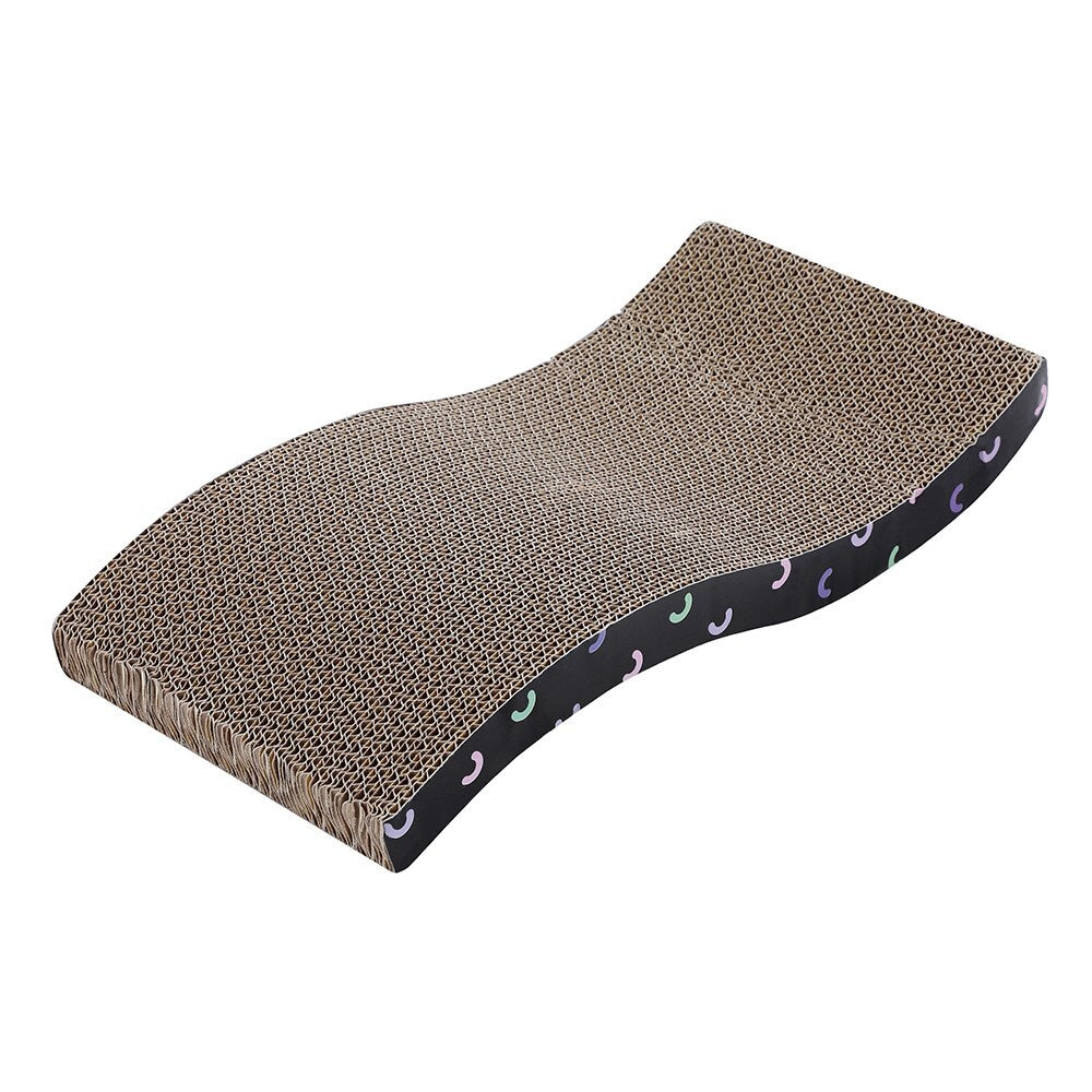 Cat Scratchers: 3 x Kitten Cat Scratch Pad Corrugated Card Board Toy Play Best Scratcher Mat