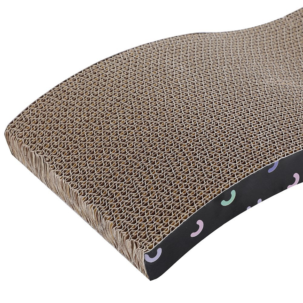 Cat Scratchers: 3 x Kitten Cat Scratch Pad Corrugated Card Board Toy Play Best Scratcher Mat