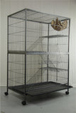 Bird Cages & Stands: YES4PETS 3 X Platforms & 3 X Ladders For 140 cm Ferret Parrot Cat Bird Cage