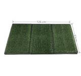 Dog Training Aids: YES4PETS Indoor Dog Puppy Toilet Grass Potty Training Mat Loo Pad 126 x 63 cm