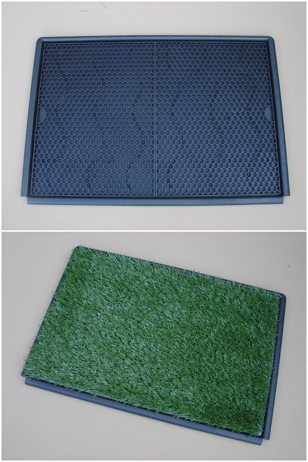 Dog Training Aids: YES4PETS Indoor Dog Puppy Toilet Grass Potty Training Mat Loo Pad 126 x 63 cm