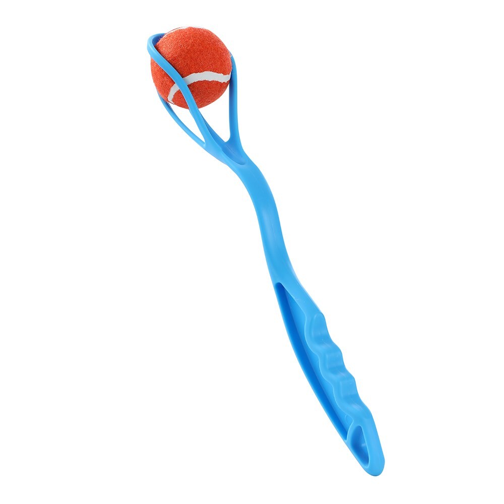 Dog Toys: YES4PETS 4 x Pet Dog Puppy Tennis Ball Launcher Interactive Fetch Toy Thrower
