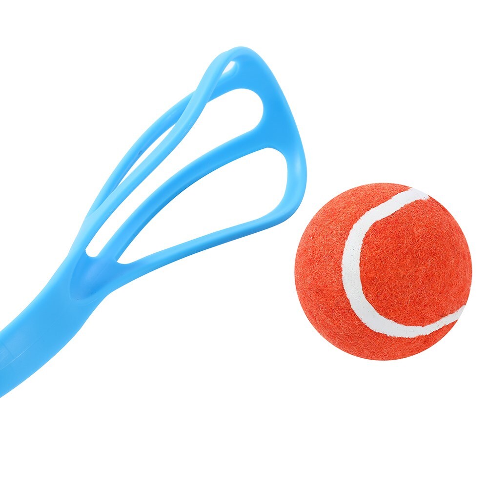 Dog Toys: YES4PETS 4 x Pet Dog Puppy Tennis Ball Launcher Interactive Fetch Toy Thrower