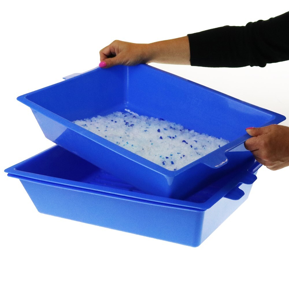 Cat Litter: YES4PETS Lift and Sift Self Cleaning Kitty Litter Trays Cat Litter Tray Toilet Sifting Slotted Trays