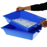 Cat Litter: YES4PETS Lift and Sift Self Cleaning Kitty Litter Trays Cat Litter Tray Toilet Sifting Slotted Trays