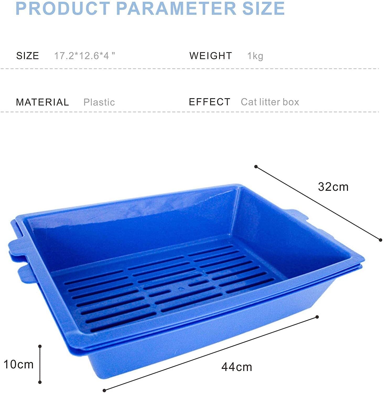 Cat Litter: YES4PETS Lift and Sift Self Cleaning Kitty Litter Trays Cat Litter Tray Toilet Sifting Slotted Trays
