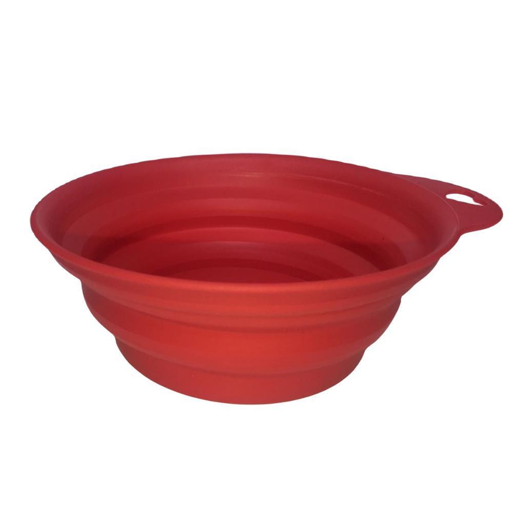 Dog Bowls, Feeders & Waterers: YES4PETS 4 x Pet Portable Folding Bowl Dog Cat Food Feeding Water Feeder Collapsable Travel