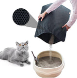 Cat Litter: YES4PETS Double Layer Cat Litter Tray Trap Mat Catch Cat Litter House Box Pad Toilet Mat