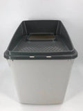 Cat Litter: XL Top Entry Cat Litter Box No Mess Large Enclosed Covered Kitty Tray