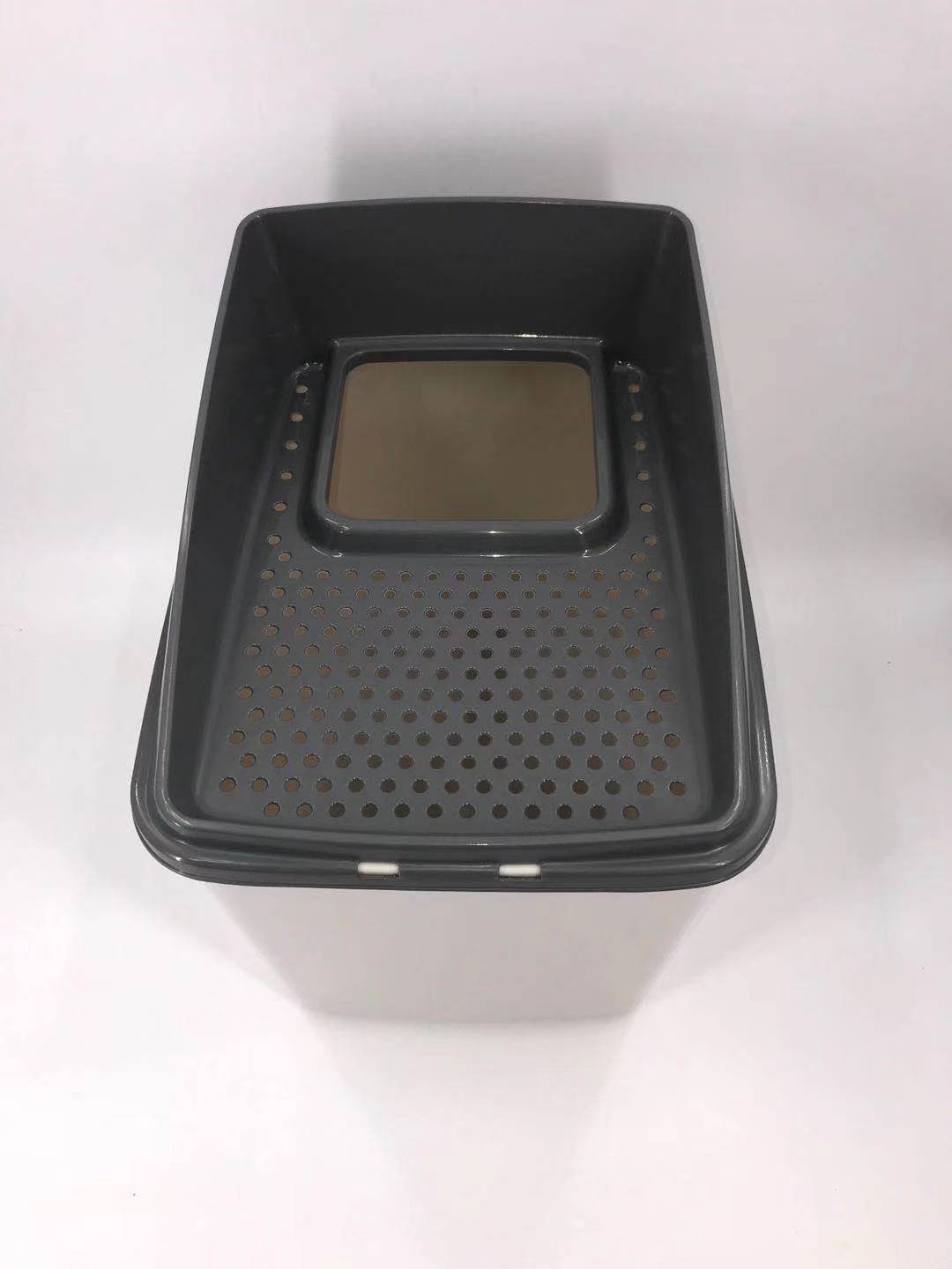Cat Litter: XL Top Entry Cat Litter Box No Mess Large Enclosed Covered Kitty Tray