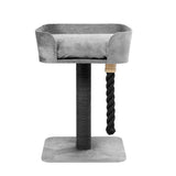 Cat Scratching Posts: Grey Cat Scratching Tree Scratcher Post Pole Furniture Gym House