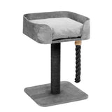 Cat Scratching Posts: Grey Cat Scratching Tree Scratcher Post Pole Furniture Gym House
