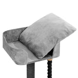 Cat Scratching Posts: Grey Cat Scratching Tree Scratcher Post Pole Furniture Gym House