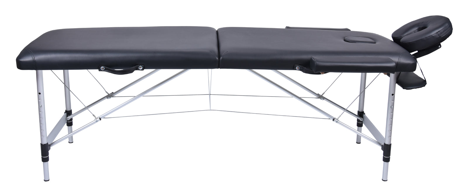 Massage Chairs: YES4HOMES 2 Fold Portable Aluminium Massage Table Massage Bed Beauty Therapy Black