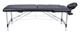 Massage Chairs: YES4HOMES 2 Fold Portable Aluminium Massage Table Massage Bed Beauty Therapy Black