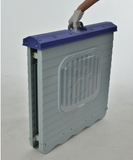 Dog Playpens & Gates: YES4PETS Small Foldable Plastic Pet Dog Puppy Cat House Kennel Blue