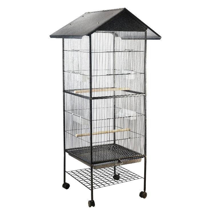 Bird Cages & Stands: YES4PETS 160 cm Large Bird Cage Parrot Aviary Pet Stand-alone Budgie Cage