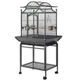 Bird Cages & Stands: YES4PETS Large Bird Budgie Cage Parrot Aviary Carrier With Stand & Wheel