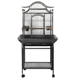 Bird Cages & Stands: YES4PETS Large Bird Budgie Cage Parrot Aviary Carrier With Stand & Wheel