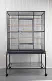 Bird Cages & Stands: YES4PETS 140 cm Large Bird Cage Parrot Budgie Aviary With Stand