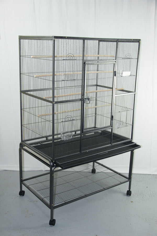 Bird Cages & Stands: YES4PETS 140 cm Large Bird Cage Parrot Budgie Aviary With Stand