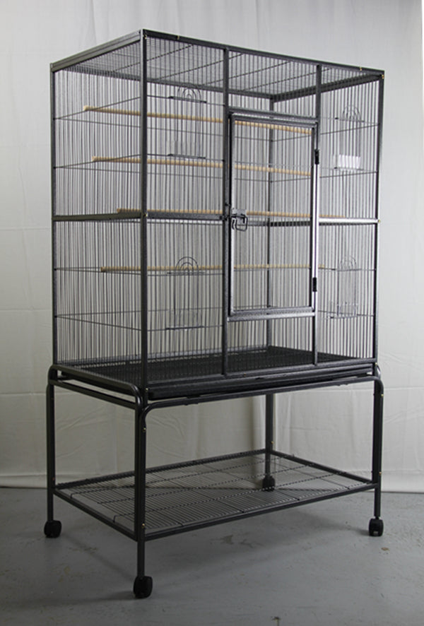 Bird Cages & Stands: YES4PETS 140 cm Large Bird Cage Parrot Budgie Aviary With Stand