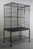 Bird Cages & Stands: YES4PETS 140 cm Large Bird Cage Parrot Budgie Aviary With Stand