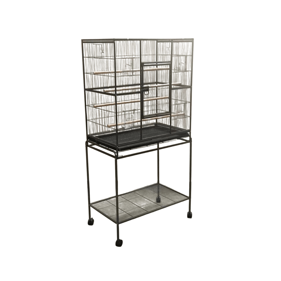 Bird Cages & Stands: YES4PETS 161 cm Bird Cage Parrot Aviary Pet Stand-alone Budgie Perch Castor Wheels
