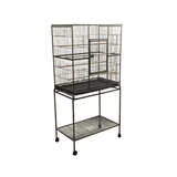 Bird Cages & Stands: YES4PETS 161 cm Bird Cage Parrot Aviary Pet Stand-alone Budgie Perch Castor Wheels
