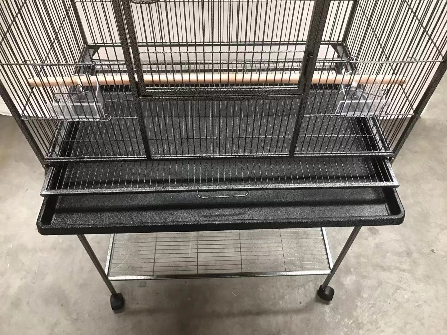 Bird Cages & Stands: YES4PETS 161 cm Bird Cage Parrot Aviary Pet Stand-alone Budgie Perch Castor Wheels