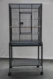 Bird Cages & Stands: YES4PETS 135cm Bird Cage Parrot Aviary Pet Stand-alone Budgie Perch Castor Wheels