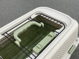 Dog Carriers & Crates: YES4PETS Medium Dog Cat Rabbit Crate Pet Kitten Carrier Parrot Cage Green