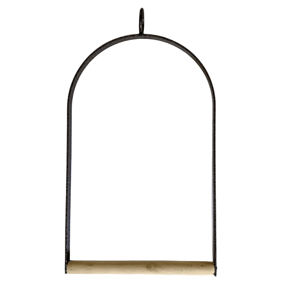Bird Cages & Stands: YES4PETS Bird Cage Jumbo Swing Metal Arch Frame Wood Perch Canary Pet Parrot Hanging Toy