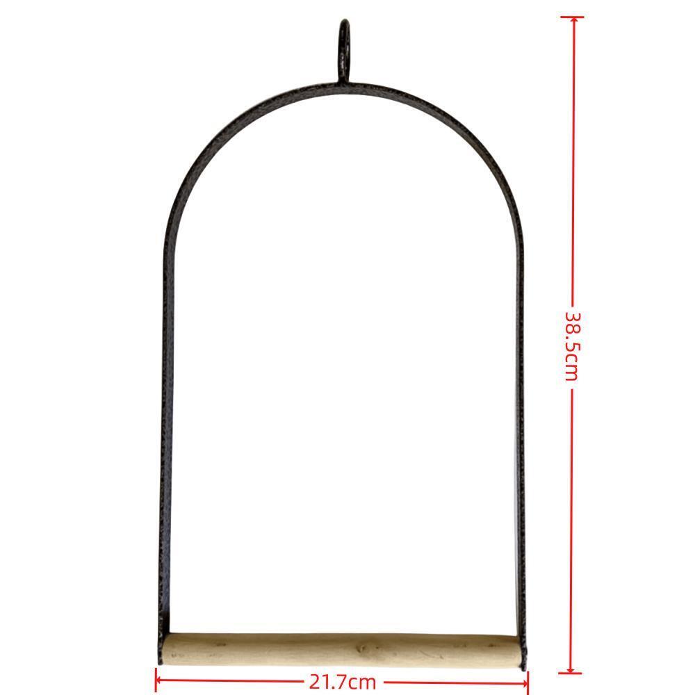 Bird Cages & Stands: YES4PETS Bird Cage Jumbo Swing Metal Arch Frame Wood Perch Canary Pet Parrot Hanging Toy