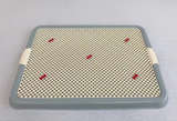 Dog Training Aids: YES4PETS Small Portable Dog Potty Training Tray Mat Pet Puppy Toilet Trays Loo Pad Blue